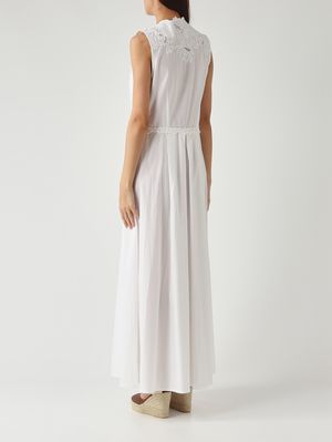 4. Abito donna in cotone stretch Bianco