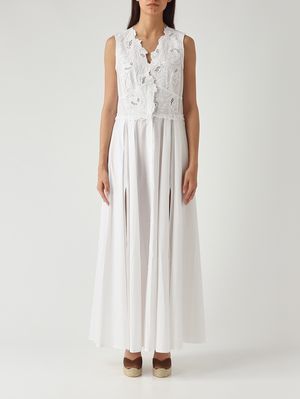 1. Abito donna in cotone stretch Bianco