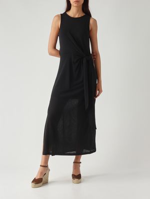 2. Lilith women's cotton dress Black