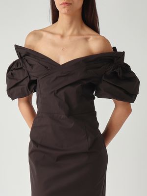 5. Damenkleid Gianira aus Stretch-Baumwollmix Zartbitter
