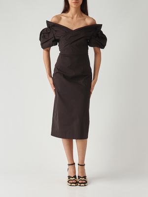 2. Damenkleid Gianira aus Stretch-Baumwollmix Zartbitter
