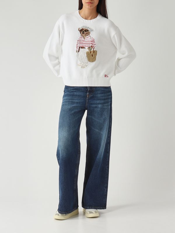 2. Damen-Oberteil aus Baumwolle Weiß Polo Ralph Lauren 211a12723