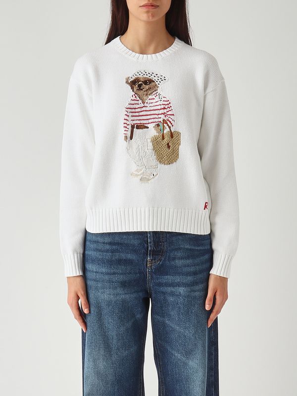 Damen-Oberteil aus Baumwolle Weiß Polo Ralph Lauren