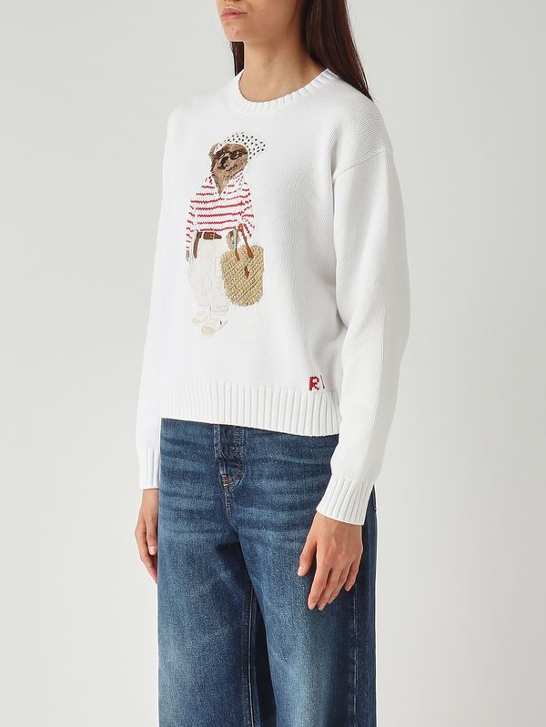 3. Damen-Oberteil aus Baumwolle Weiß Polo Ralph Lauren 211a12723