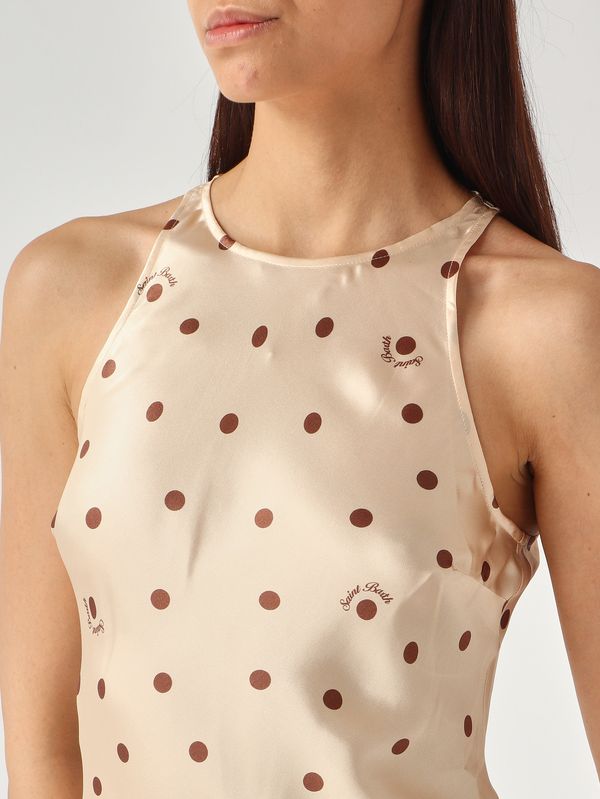 5. Abito donna Katy in seta Silk Coriandol Pois 1018 MC2 Saint Barth kty0001