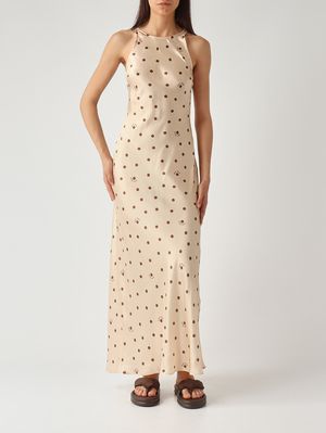 2. Abito donna Katy in seta Silk Coriandol Pois 1018