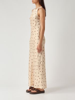 3. Abito donna Katy in seta Silk Coriandol Pois 1018