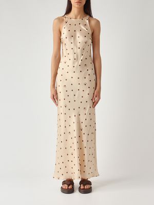 1. Abito donna Katy in seta Silk Coriandol Pois 1018