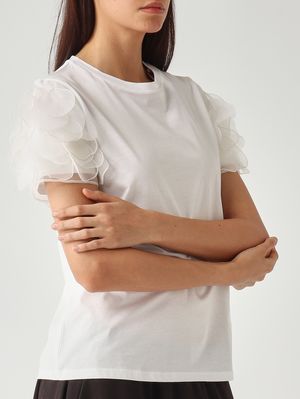 5. Camiseta de algodón para mujer Editti Blanco