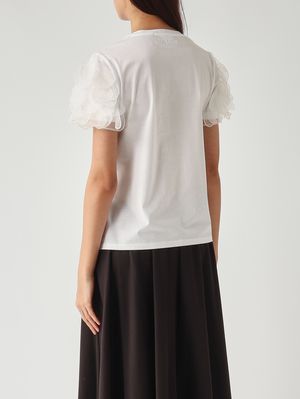 4. Camiseta de algodón para mujer Editti Blanco