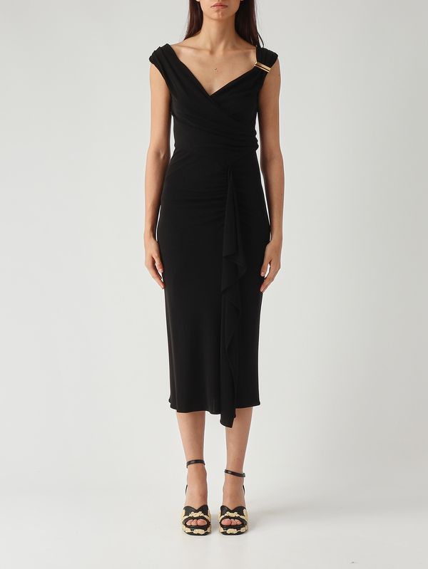 Abito donna Aureo in viscosa Nero Max Mara Studio