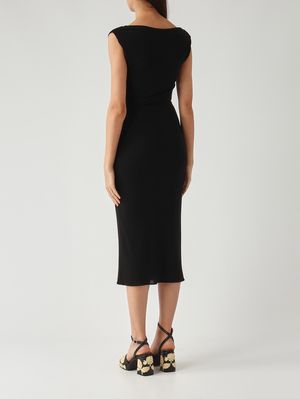 4. Vestido de mujer Aureo de viscosa Negro