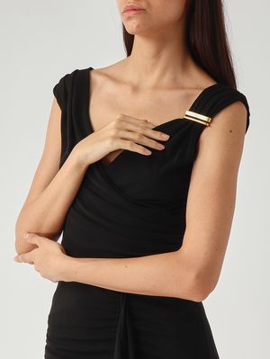 5. Vestido de mujer Aureo de viscosa Negro