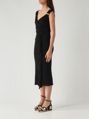 3. Vestido de mujer Aureo de viscosa Negro
