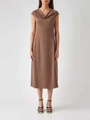 1. Vestido de mujer Vetusta en mezcla de modal Quemado