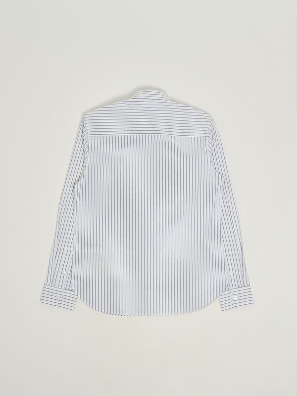2. Boys' stretch cotton shirt White-Blue Jeckerson j5110ss26