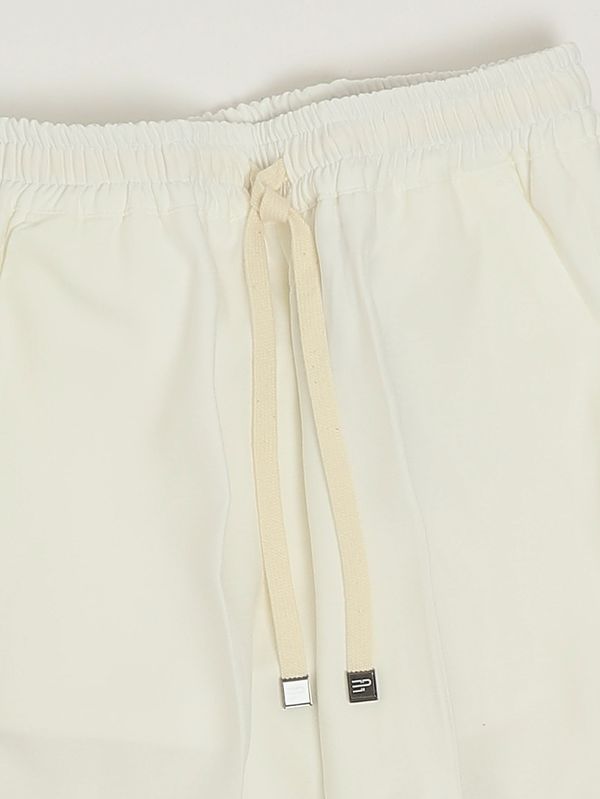 3. Boys' viscose-blend Bermuda shorts White Emanuel Pris ebm512r