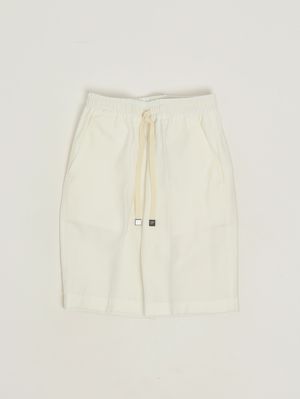 1. Boys' viscose-blend Bermuda shorts White