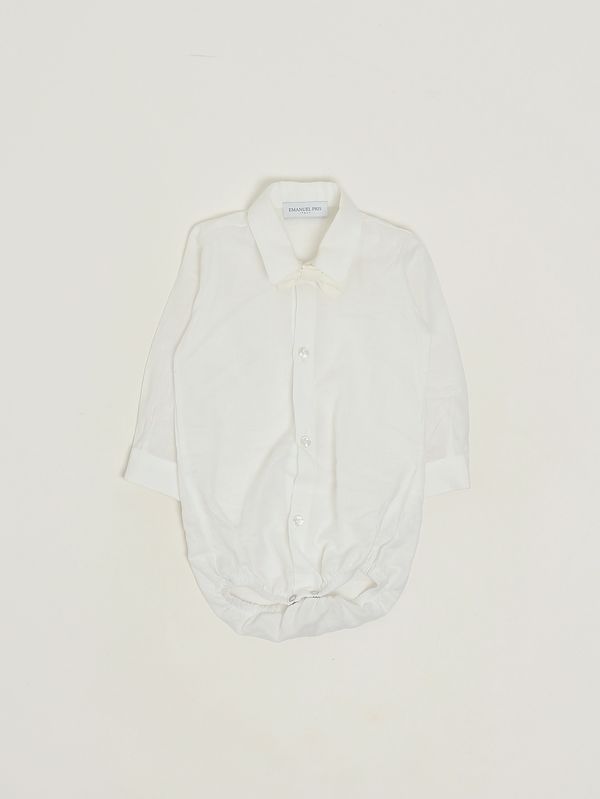 4. Completo neonato in cotone Bianco Emanuel Pris ecr0037i