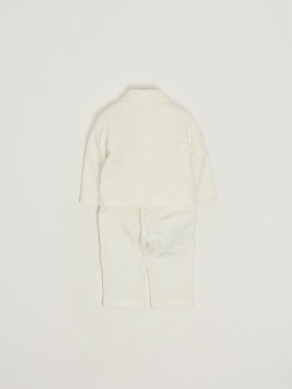 2. Completo neonato in cotone Bianco Emanuel Pris ecr0037i