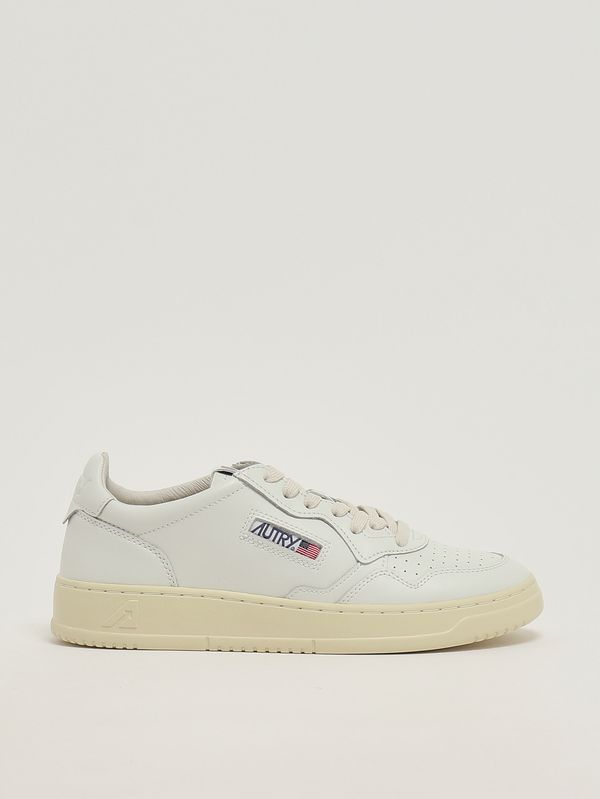 Sneakers uomo Medalist Low in pelle Bianco Autry