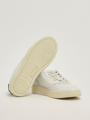 4. Sneakers donna Medalist Low in pelle Bianco-Nero