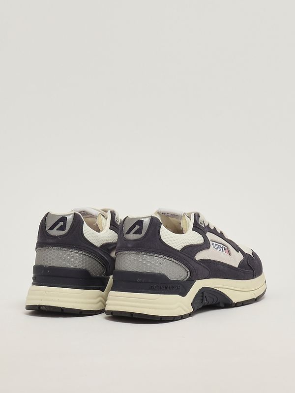 3. Sneakers uomo Hyperway in mesh e suede Blu-Argento Autry hylmsa06