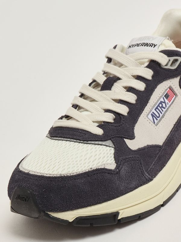 5. Sneakers uomo Hyperway in mesh e suede Blu-Argento Autry hylmsa06