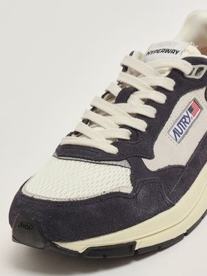 5. Sneakers uomo Hyperway in mesh e suede Blu-Argento