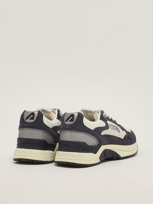 3. Sneakers uomo Hyperway in mesh e suede Blu-Argento