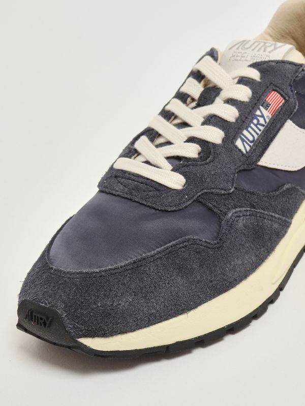 5. Sneakers uomo Reelwind Low in nylon e suede Blu-Bianco Autry wwlmnc30