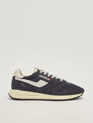 1. Sneakers uomo Reelwind Low in nylon e suede Blu-Bianco
