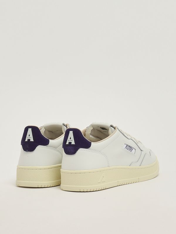 3. Sneakers uomo Medalist Low in pelle Bianco-Blu Autry aulmbj03