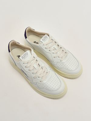 2. Sneakers uomo Medalist Low in pelle Bianco-Blu