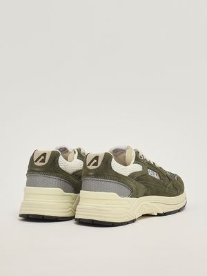 3. Sneakers uomo Hyperway Low in mesh e suede Salvia-Mashmallow