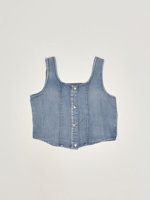 1. Girls' denim-effect top Denim Liu Jo ga6140d5044