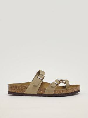 1. Sandalo donna Mayari in pelle oliata Tabacco Chiaro
