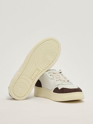 4. Sneakers donna Medalist Low in pelle suede White-Mogano