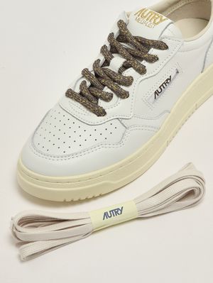 5. Sneakers donna Medalist Low in pelle White-Chocolate