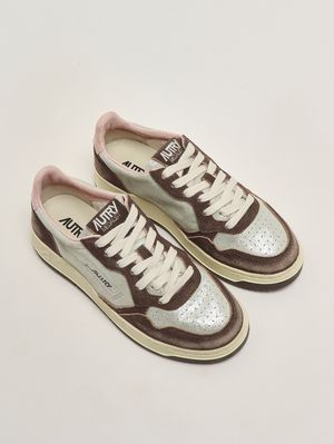 2. Sneakers donna Medalist Low in suede Silver-Mustang