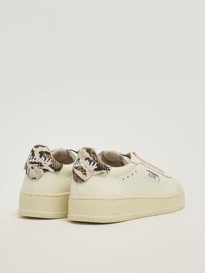 3. Sneakers donna Dallas Low in pelle Marshmallow-Roccia