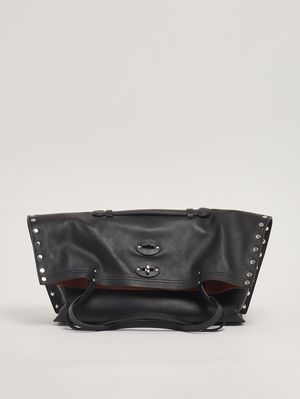 3. Damentasche A Spasso Saeta M aus Leder Schwarz