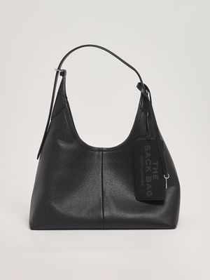 1. Damentasche „The Sack Bag“ aus Leder Schwarz
