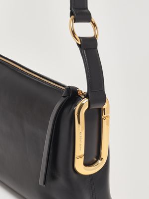 4. Borsa donna Scene Medium in pelle Black