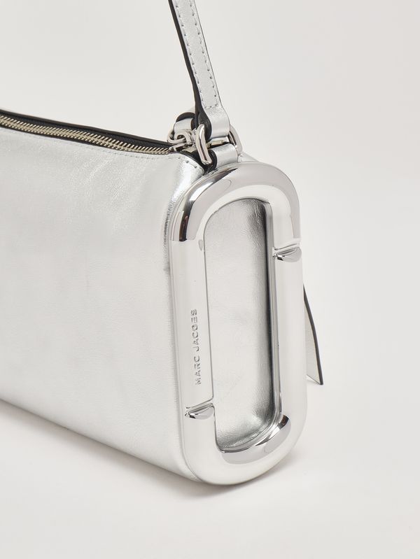 4. Juliette shoulder bag in metallic laminated leather Silver Marc Jacobs 2p6hsh011h01