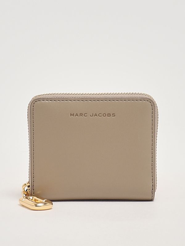 Scene Slim Damen-Geldbörse aus Leder Light Slate Marc Jacobs