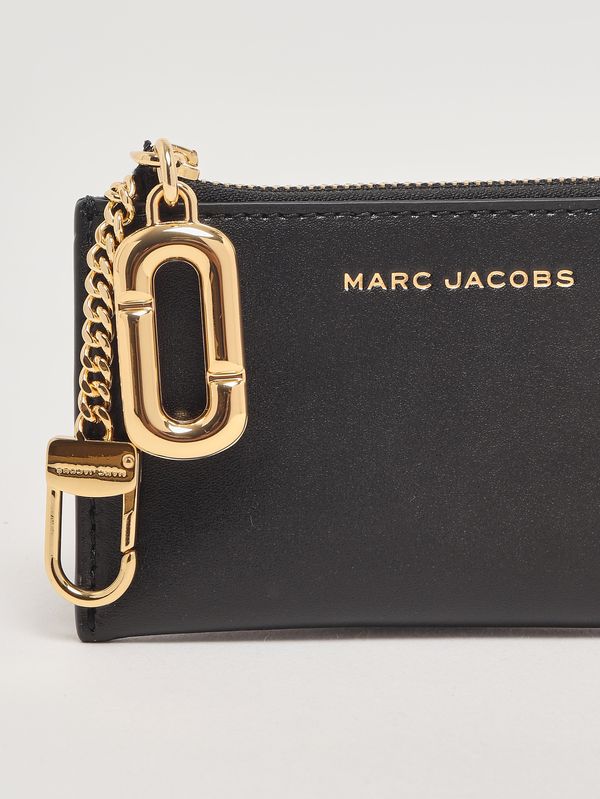 3. Scene Top-Zip-Geldbörse für Damen aus Leder Schwarz Marc Jacobs 2p6smp018s01