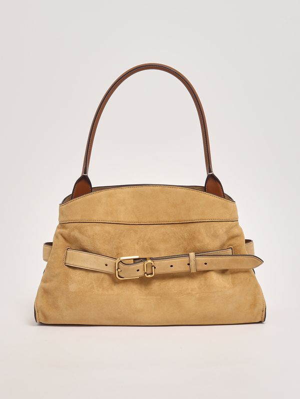 1. Damentasche The Suede Dakota Satchel aus Wildleder Sahara Marc Jacobs 2f5hsc009h01