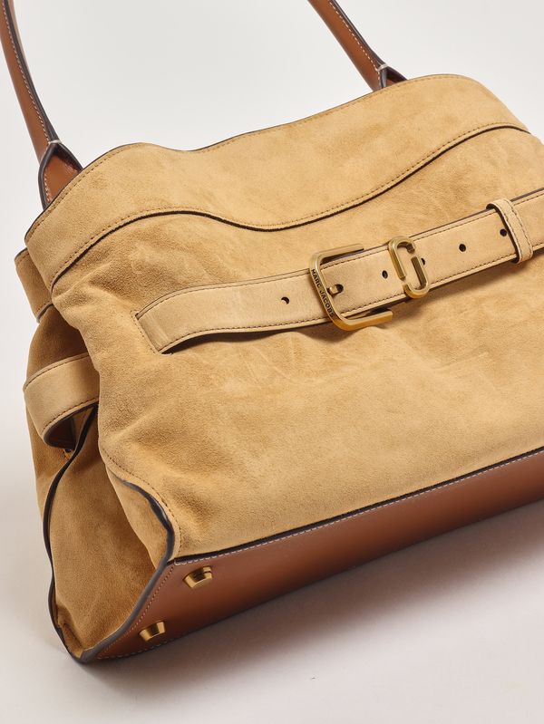 4. Damentasche The Suede Dakota Satchel aus Wildleder Sahara Marc Jacobs 2f5hsc009h01