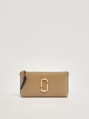1. Umwandelbare Schultertasche The Pochette Camel Multi